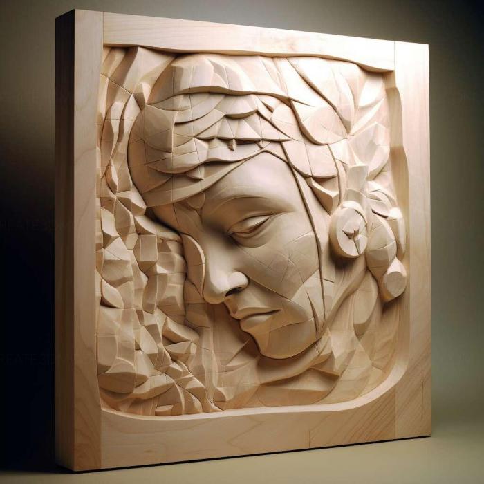 نموذج ثلاثي الأبعاد لآلة CNC 3D Art 